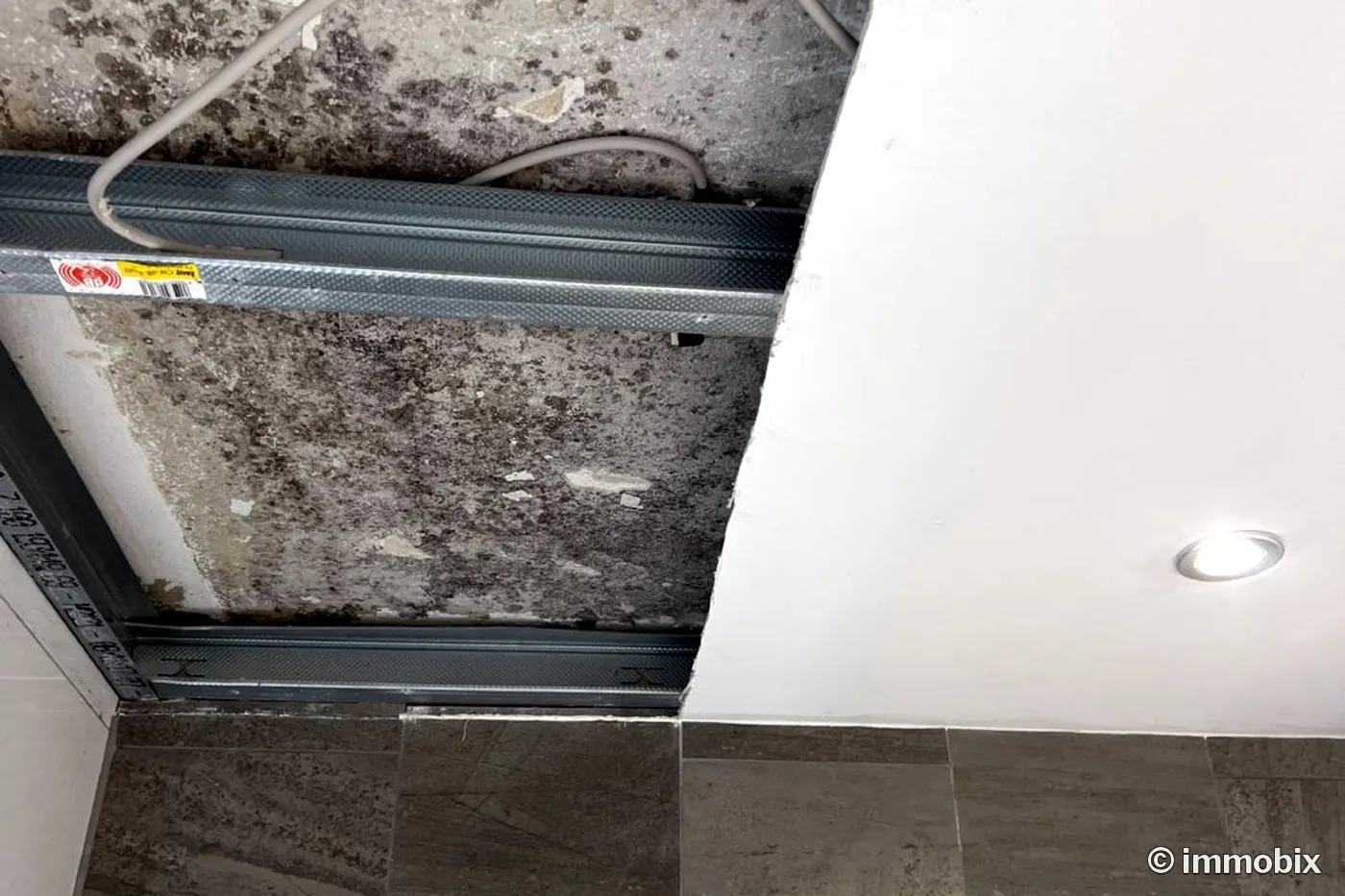 Schimmel in der Wohnung – Schimmelbefall an der Decke, Sachverständiger Hannover