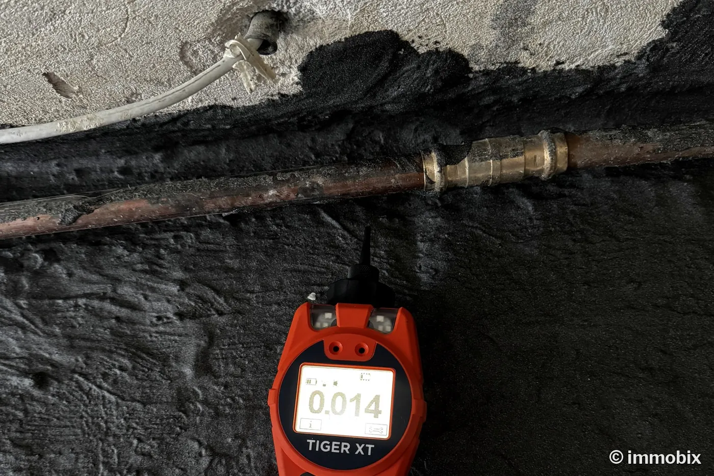 Schadstoffprüfung vor dem Hauskauf – VOC-Messung mit Gasspürgerät (PID) durch den Sachverständigen, Region Hannover